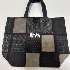 パッチワーク風トートバッグ