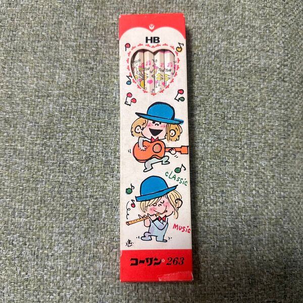 昭和レトロ 水森亜土 コーリン鉛筆 HB 1ダース