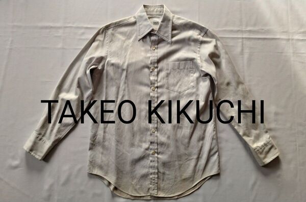 【TAKEO KIKUCHI】タケオキクチ ストライプドレスシャツ