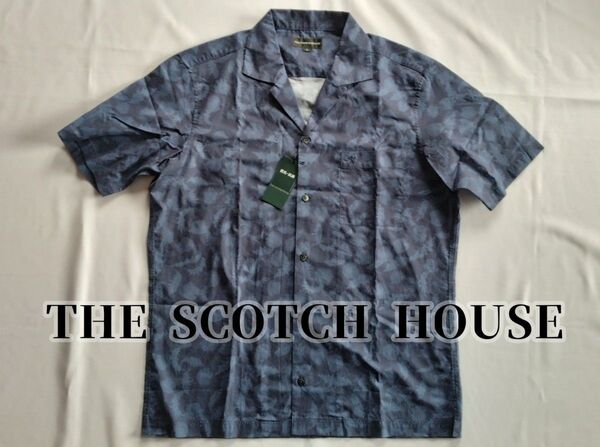 新品 未使用【THE SCOTCH HOUSE】ザ・スコッチハウス 半袖シャツ Lサイズ