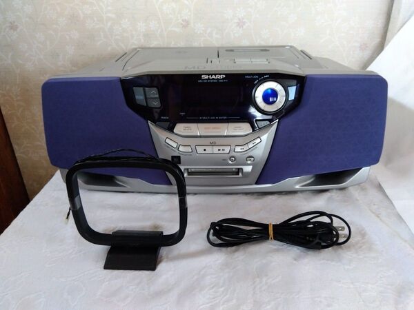 SHARP MD-STUDIO MD-F11 電源コード AMアンテナ付き