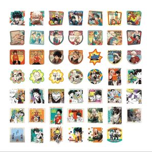 【未開封】全48種 僕のヒーローアカデミア ヒロアカ アートステッカー コンプリート コンプ 爆豪勝己 緑谷出久 勝デク 幼馴染