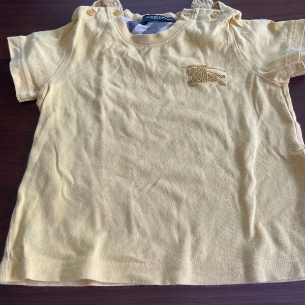 BURBERRY LONDON ベビー服 Tシャツ 80cm イエロー