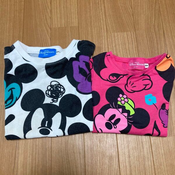 ディズニー Tシャツ 100 120 ランド シー