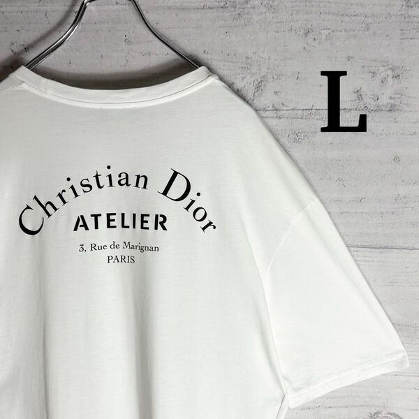 大人気 Dior 両面ロゴ アトリエATELIER Tシャツ Lサイズ ディオール 入手困難