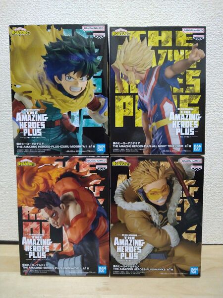 僕のヒーローアカデミア AMAZING HEROES PLUS 緑谷出久 オールマイト エンデヴァー ホークス