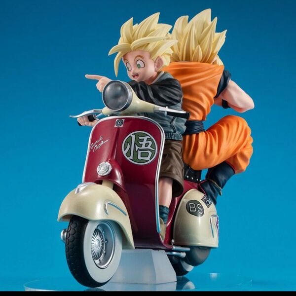 ドラゴンボールZ デスクトップリアルマッコイEX スーパーサイヤ人孫悟空&スーパーサイヤ人孫悟飯&バイク フィギュア