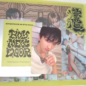 BOYNEXTDOOR No Genre 本国popup ランダムトレーディングカード ウナクトレカ ラントレ ポップアップ