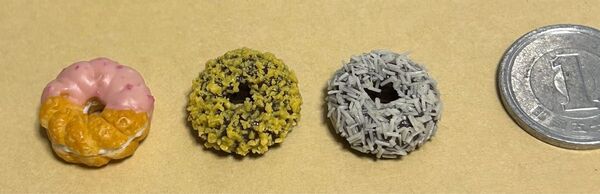 ハンドメイド ミニチュア ドーナツ