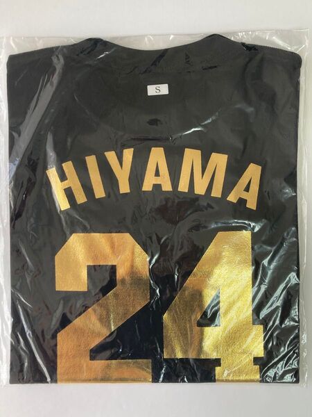阪神タイガース 桧山選手 ゴールド 背番号 Tシャツ Sサイズ 半袖Tシャツ