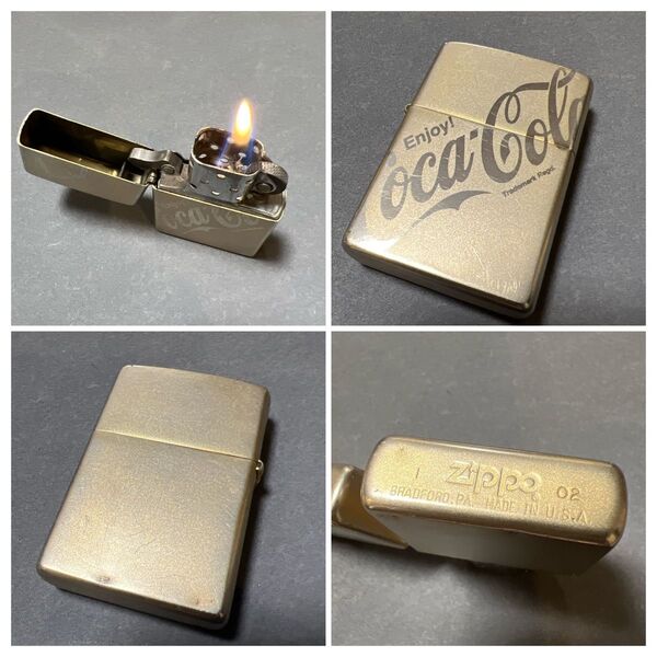 zippo コカコーラ ゴールド 希少モデル ヴィンテージ 2002年製