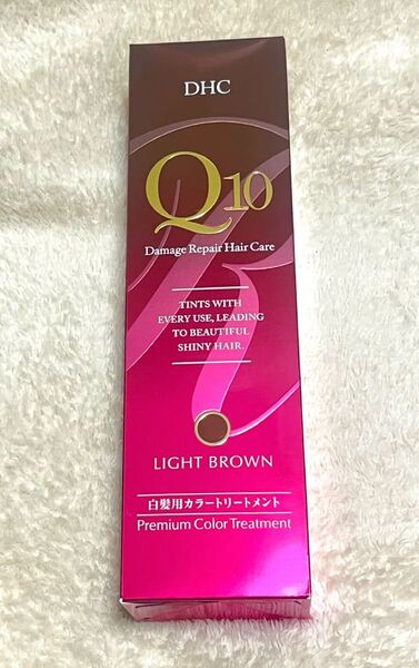 DHC Q10 カラートリートメント 白髪用カラートリートメント ライトブラウン ヘアカラー プレミアムカラートリートメント