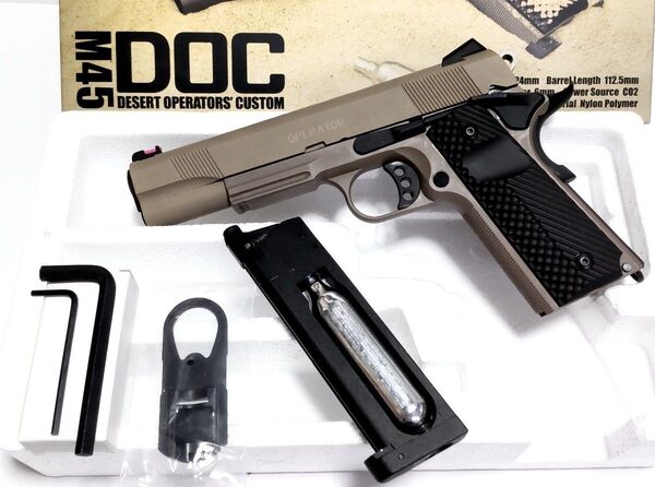 《今月中まで特価販売》カーボネイトM45 DOC ガスブロ-バック 完動美品