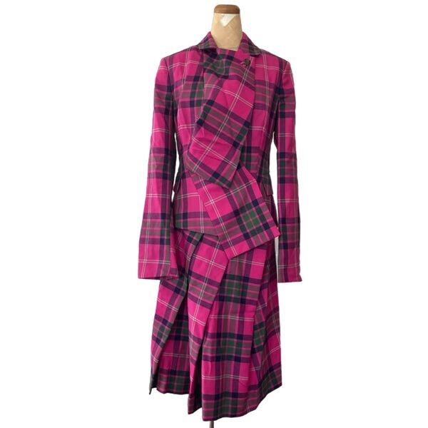 Vivienne Westwood ヴィアンウエストウッド チェック柄スーツセットアップ vintage