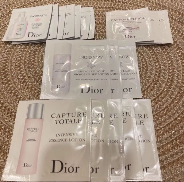【新品未使用】Dior ディオール サンプル カプチュール エッセンス ローション アルティメット クリーム 化粧水 乳液 美容