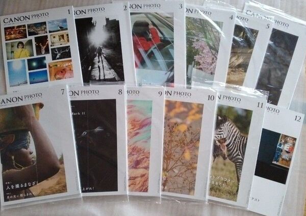 キャノンフォトサークル月刊誌 2024年1月~12月