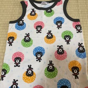 DOUBLE.B アフロベア柄タンクトップ 130 子供服 男の子