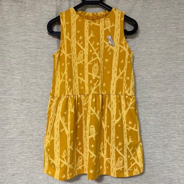 美品 デザインTシャツストア グラニフ ふくろ 女の子ワンピース 130cm