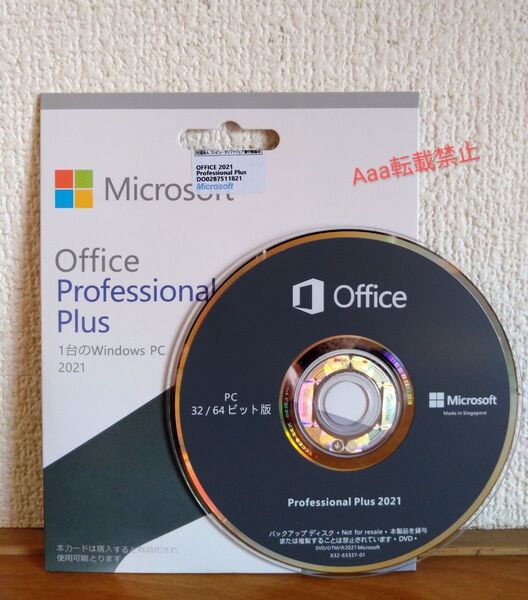 Microsoft Office Professional Plus 2021 DVD