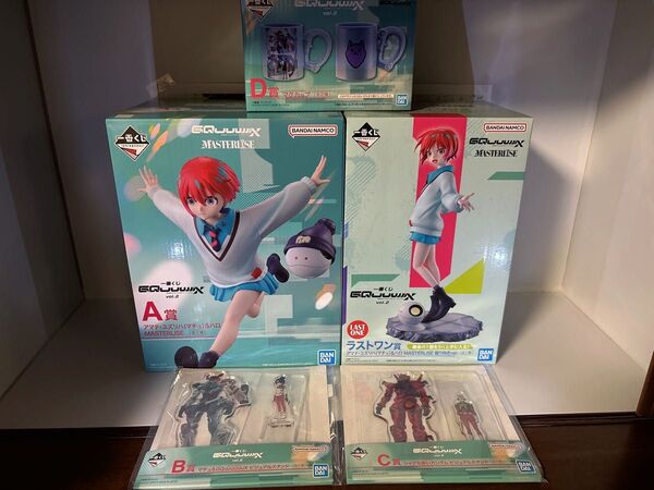 一番くじ 機動戰士Gundam GQuuuuuuX 上位賞5点セット A賞 B賞 C賞 D賞 ラストワン賞