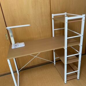中古 ニトリ システムデスク ザッキー110 幅1100mm 奥行530mm 高さ1150mm 机 パソコンデスク ゲーミング