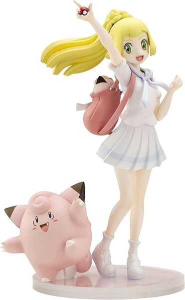 【新品・未開封】ポケモンセンターオリジナル フィギュア がんばリーリエ&ピッピ