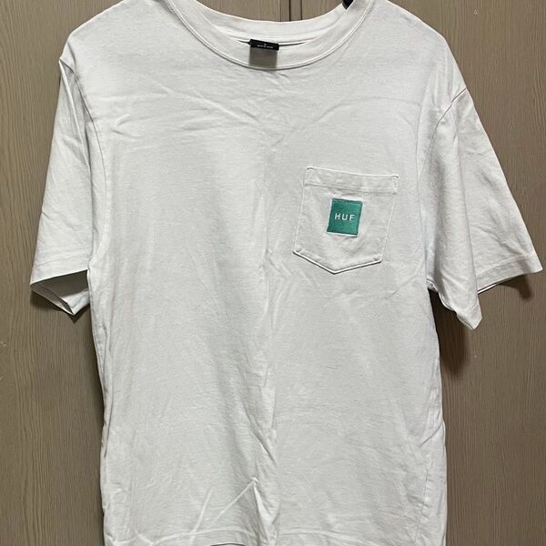 HUF ポケットTシャツ ホワイト Sサイズ