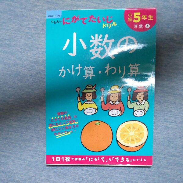 くもん ドリル 少数かけ算わり算 5年生