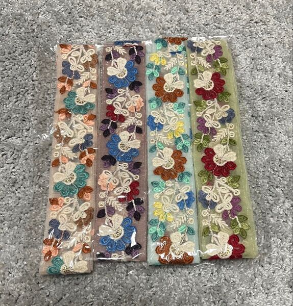 インド刺繍リボン 長さ不明