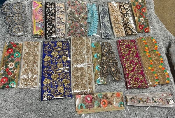 インド刺繍リボン18点お得セット
