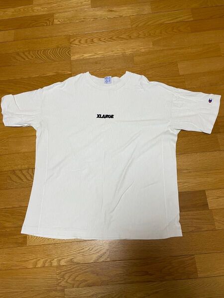 XLARGE × Champion Tシャツ ホワイト Lサイズ
