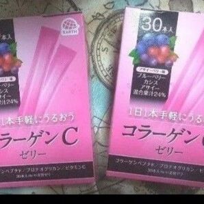 アース コラーゲン Cゼリー アサイーベリー味 スティックタイプ