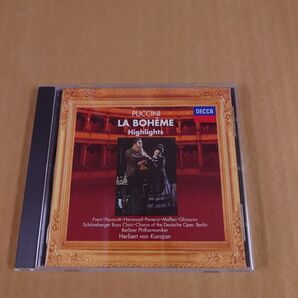 オペラ プッチーニ ラ・ボエーム 抜粋(ハイライツ) カラヤン 日本盤
