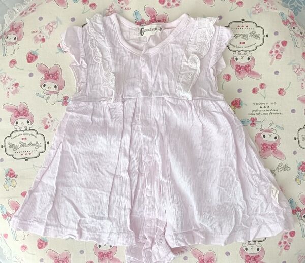 CROISSANCE BEBE ベビー ロンパース 70cm レース