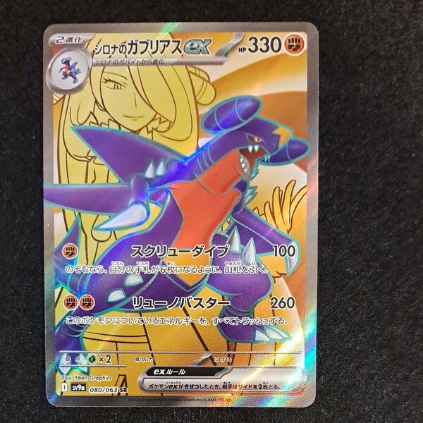 ポケモンカード 熱風のアリーナ シロナのガブリアスex SR ポケモンカードゲーム