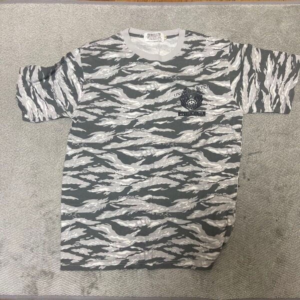 AVIREX LTD 半袖Tシャツ タイガーカモ柄