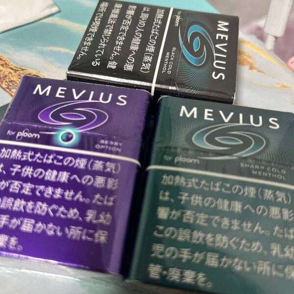 JT プルームテック メビウス メンソール MEVIUS 空箱 3種 3箱