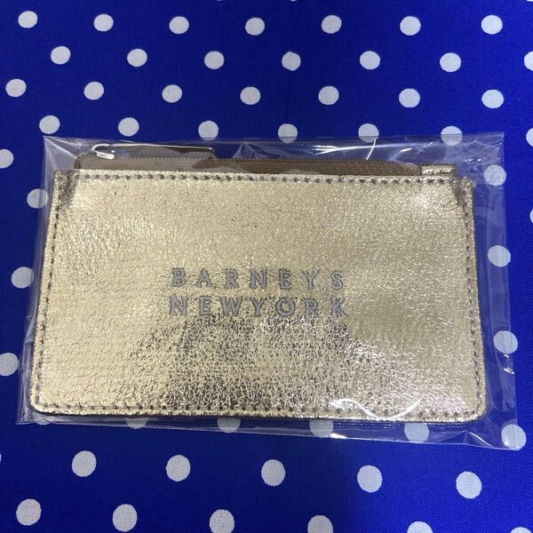 BARNEYS NEW YORK バーニーズニューヨーク カードケース チョコレート入り 2025 シャンパン ゴールド その3