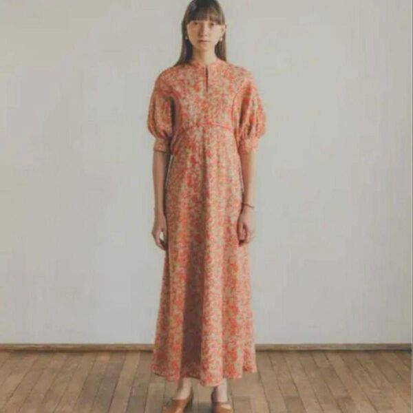 CLANE FLORET EMBROIDERY ARM ONE PIECE