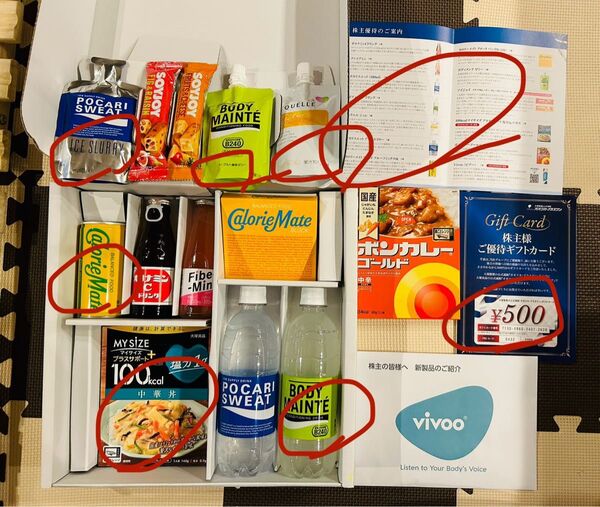 大塚製薬 株主優待 6品+通販500円割引券
