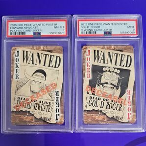 ワンピース 手配書 PSA鑑定品 白ひげ ゴールド・ロジャー エドワード・ニューゲート セット WANTED