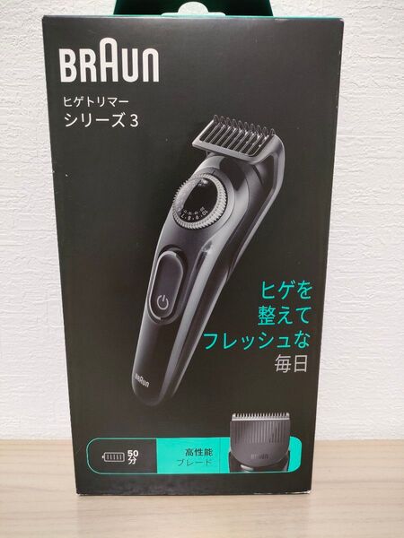 BRAUN ブラウン ヒゲトリマー シリーズ3 BT3420 新品未使用