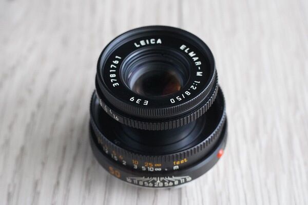 Leica Elmar-M 50mm F2.8 沈胴式 ブラック ライカ エルマー 2.8/50 ライカMマウント