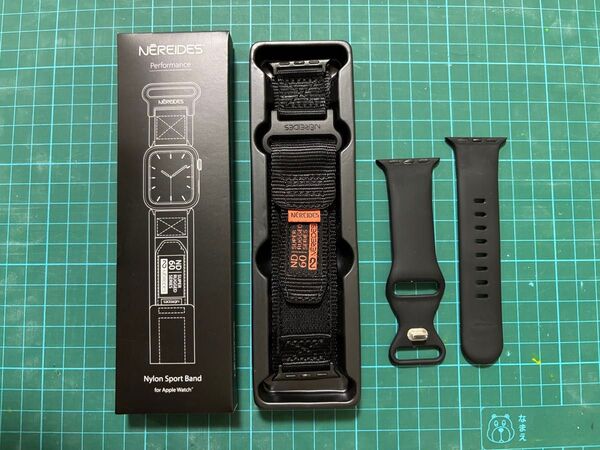 Nereides 38mm/40mm/41mm アップルウォッチ バンド 開封試着のみ シリコンバンドはオマケ