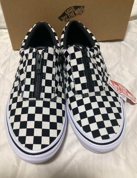 新品未使用 VANS ヴァンズ ERA ZIP エラジップ BLK/WHT 26.5cm 完売品 レア スリッポン