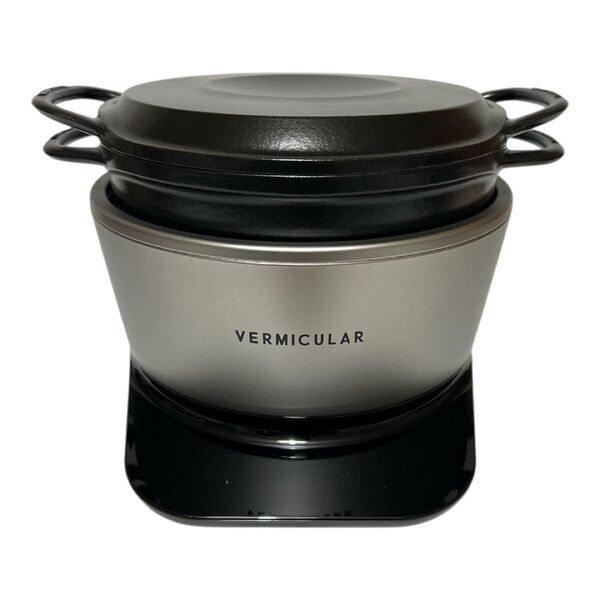【美品】VERMICULAR バーミキュラ ライスポット 5合炊き PH23A-SV