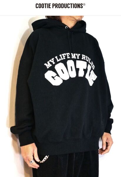 未使用品 クーティ ロゴパーカー サイズM cootie