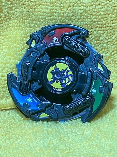 美品 爆転シュートベイブレード 限定 バーニングケルベロス ブラックバージョン 2002 beyblade
