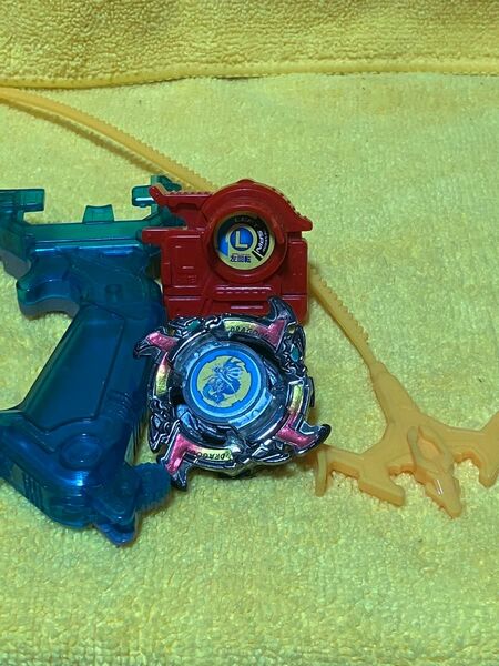 爆転シュートベイブレード ドラグーンS ブラックメッキver イージーシューターグリップ シューター ドラゴンワインダー 4点