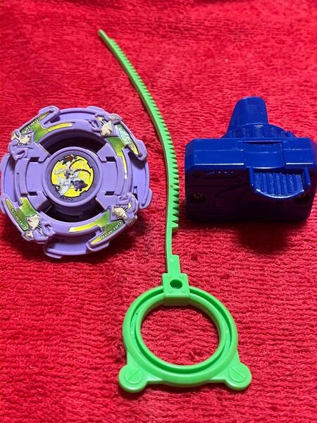 爆転シュートベイブレード A-10 ガルマーン シューター ワインダー 3点セット beyblade 当時物 初代